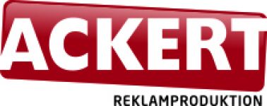 Logo Ackert Reklamproduktion